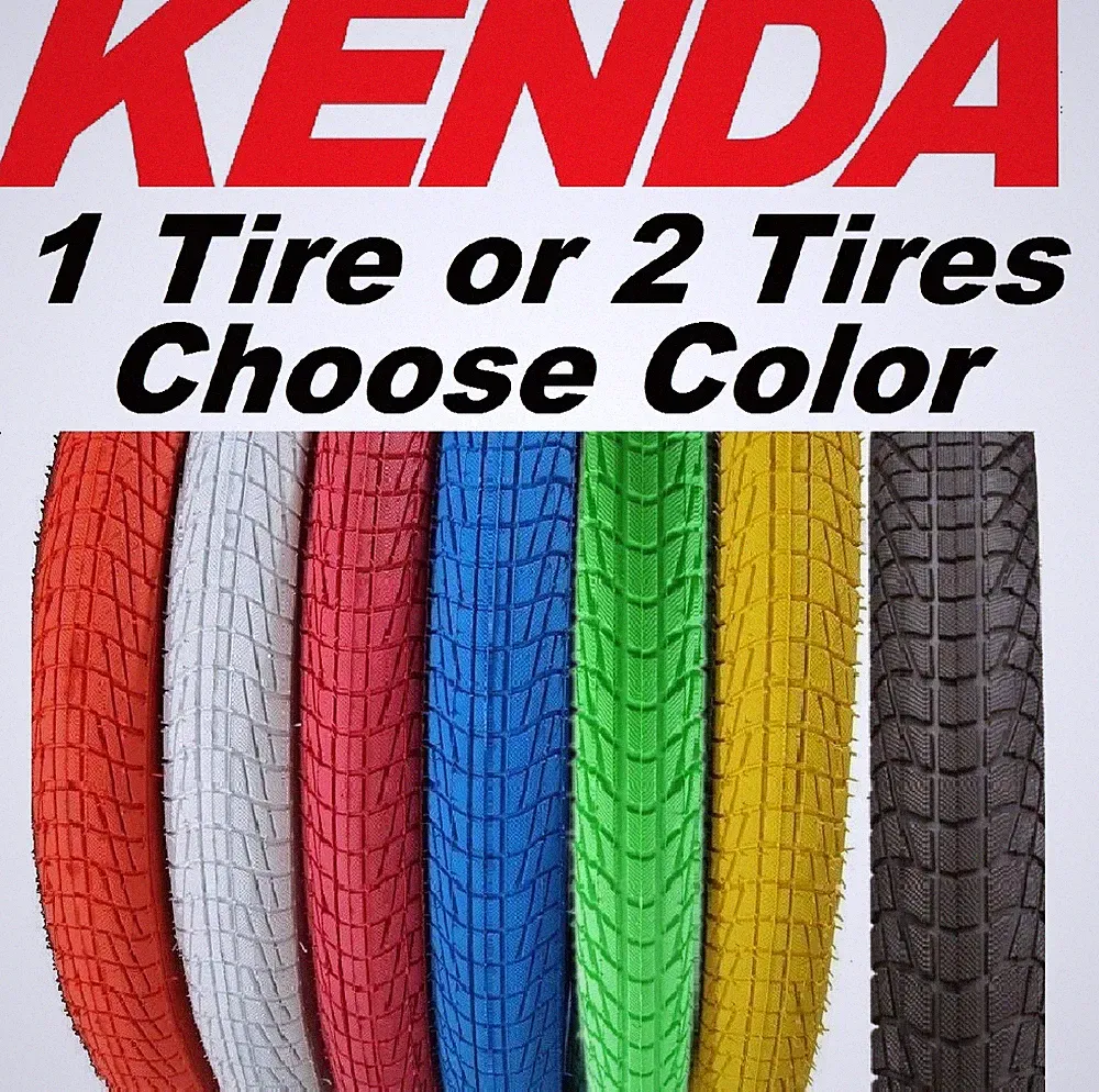 1 or 2PAK Kenda K841 Kontact 20"x 1.95" / 2.25" BMX Bike Tires FreeStyle Street