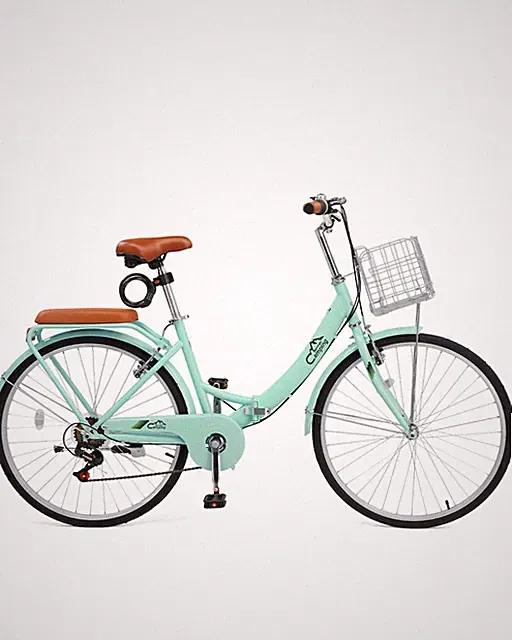 26 Inch Foldable Bike7 Speed Beach Cruiser Bike with Lock