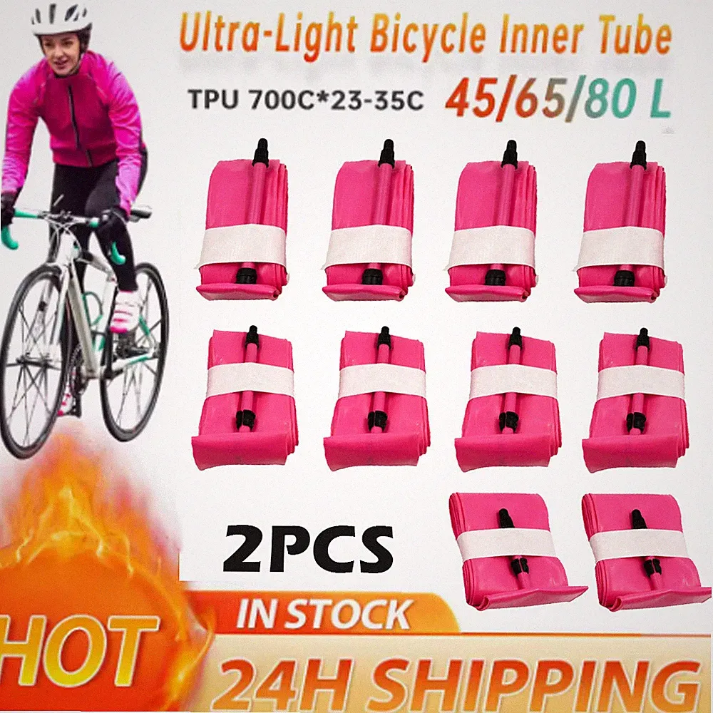 2Pcs New Ultralight 700C Inner Tube TPU For RideNow Bike Bicycle Road MTB Gravel