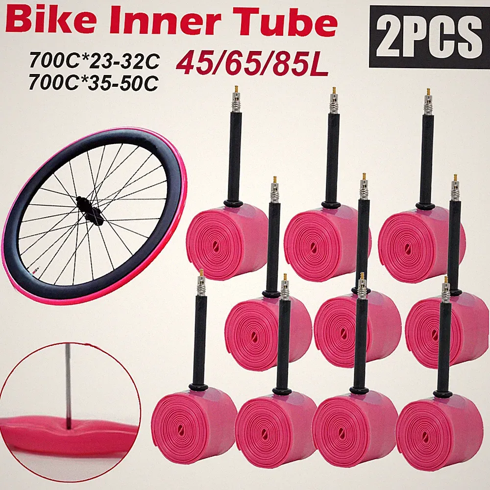 2PCS Ultralight 700C Inner Tube TPU For RideNow Bike Bicycle Road MTB Gravel