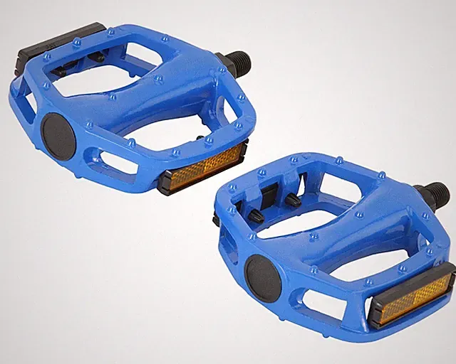 ALTALINE 505 BMX BICYCLE ALLOY PEDALS BLUE COMPATIBLE 1/2 CRANK.