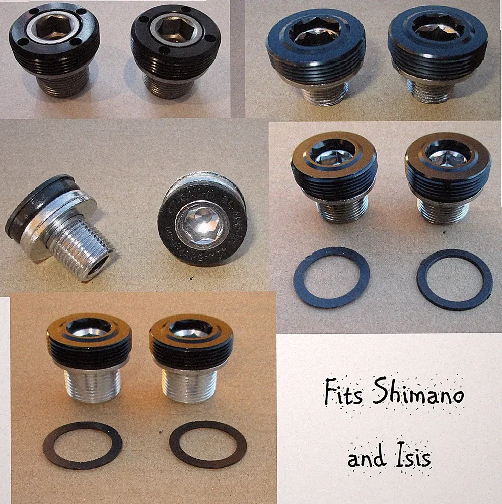 Bicycle Bottom Bracket Bolts Crank Arm Mounting Bolts Set of 2 New Shimano/ IsIs