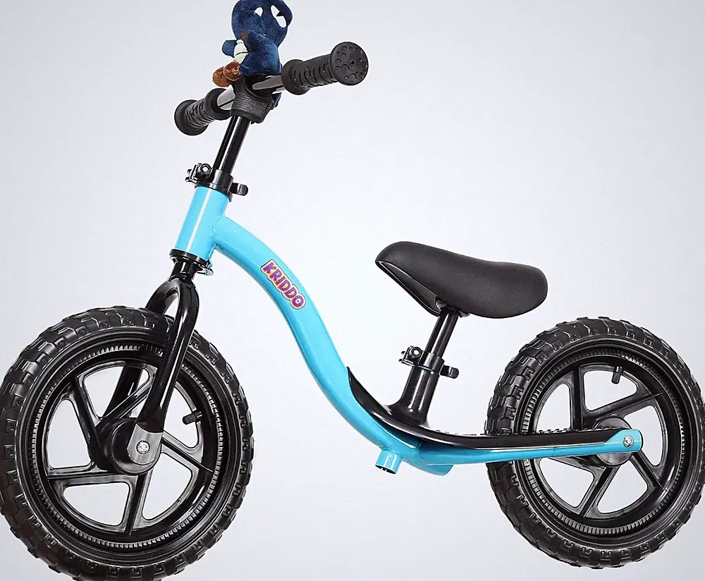 KRIDDO Toddler Balance Bike Blue 2-5 Years Kids Push Bicycle Boys Girls Gift