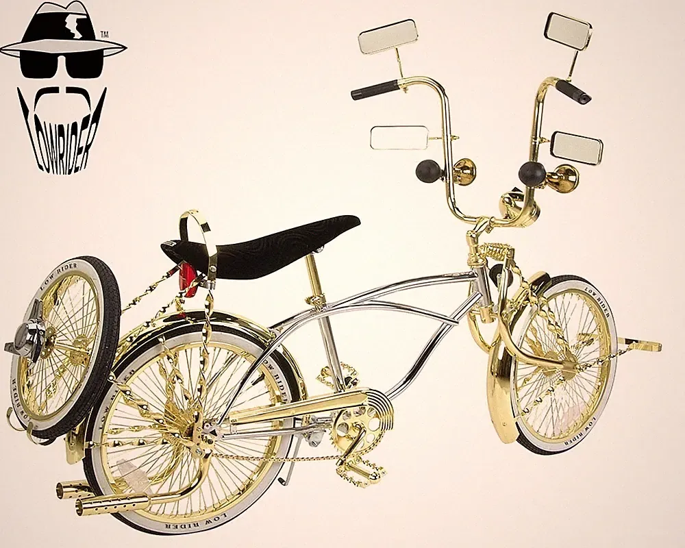 ORIGINAL LOWRIDER COLLECTION 20" 2-Tone Lowrider Bicycle 144 Spoke Cruiser Bike.