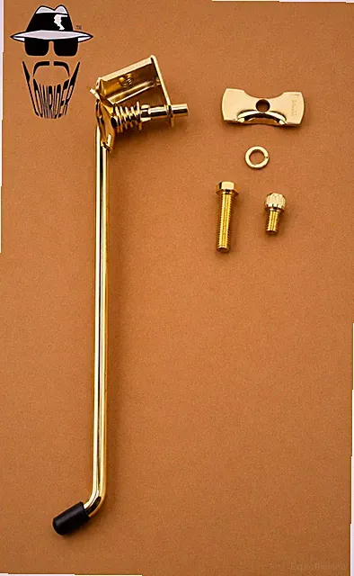 ORIGINAL LOWRIDER Gold Center Kickstand 10-1/2 Cruiser Bicycle Bike Stand.