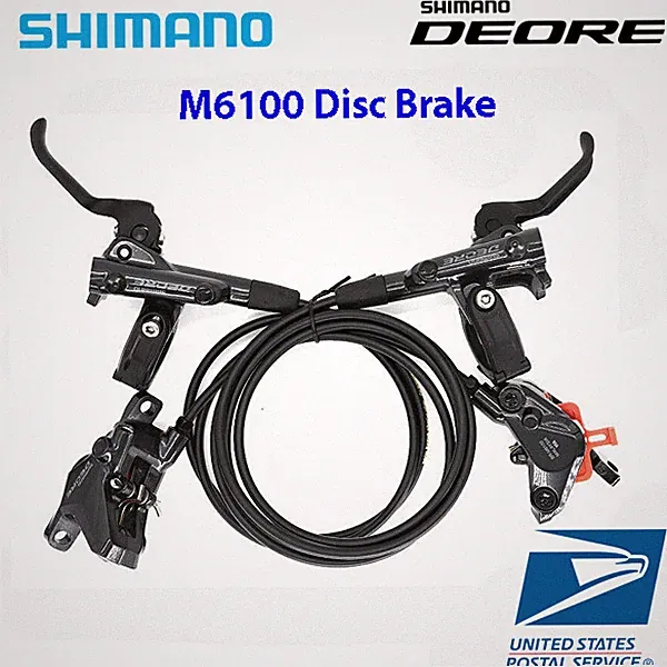 Shimano Deore BR-BL-M6100 2-Piston Hydraulic Disc Brake Set R+L