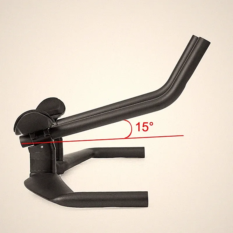 Triathlon Bicycle Carbon Handlebar 15 Degrees Regardless of Left and Right Arms